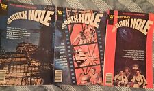 THE BLACK HOLE Set of 3 Comic Books DISNEY / Whitman 1980 Check Pics picture
