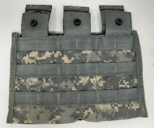 2 Pack, USGI Military ACU Triple Mag Pouch Magazine 30 Round ARMY MOLLE II picture