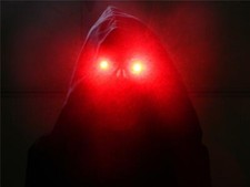 Halloween Prop, Cosplay,  costume, Led GLOW Eyes Glasses for Masks, RED LEDs picture