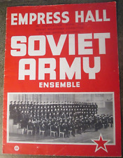 MILITARY--SOVIET ARMY ENSEMBLE PROGRAMME FROM THE EMPRESS HALL,1956 picture
