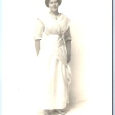 c1910s Oconomowoc, Wis. Lovely Lady RPPC Woman Girl Photo Van C Munger WI A174 picture