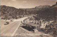 RPPC Postcard Wilson Gulch Bridge Oak Creek Canyon Arizona AZ picture