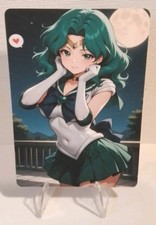 Sailor Neptune- Sailor Moon Lewd Anime Double Sided Card AGC CCG picture