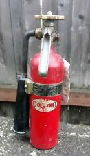 Vtg C-O-Two Co. Carbon Dioxide Horn Extinguisher Class B-4 Empty C. 1940's Brass picture