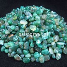 100g Tumbled Natural Green agate bulk crystal Small Stones healing Rock Specimen picture