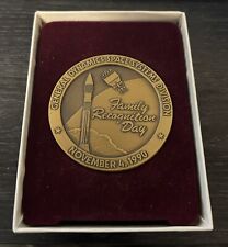 Vintage General Dynamics Space Family Space Systems Recognition Day Medal 1990 picture