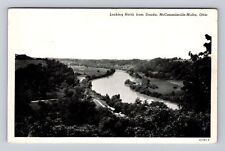 Malta OH-Ohio, Looking North From Douda, Scenic River Valley, Vintage Postcard picture