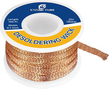 Essmtuin Solder Wick Braid 100Ft with Flux for Electronic, Desoldering Wick Bra picture