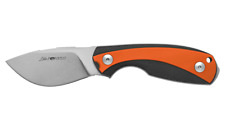 Viper Lille1 GBO Fixed Blade Knife Black/Orange G10 Handle Elmax Plain VT4022GBO picture