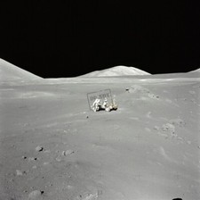 "Lunarama" lunar panorama at Station 4 Moonwalk EVAs Apollo 17 24X24 PHOTOGRAPH picture