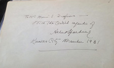 Renowned Violin Prodigy   Albert Spalding Autograph picture