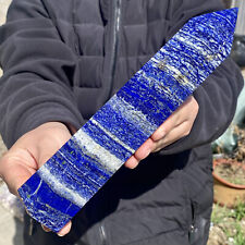 2.36LB Natural lapis lazuli crystal obelisk quartz crystal energy column picture