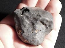 New Fall Stony Meteorite with DEEP Regmaglypts and DARK Fusion Crust 129gr picture
