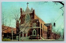 St. Mary's Roman Catholic Church POUGHKEEPSIE New York VINTAGE Postcard picture