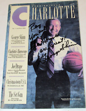 1989 CHARLOTTE, NC MAGAZINE SIGNED GEORGE SHINN/HORNETS+MADONNA CREATIVE LOAFING picture