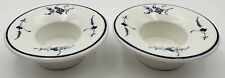 Villeroy & Boch Ceramic Votive Tealight Candle Holders Pair Blue and White picture