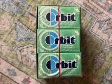 12 Orbit SWEET MINT Chewing Gum Collector Packs. HTF/Discontinued/BB-2011 picture