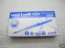 (Tracking No)10pcs Uni-Ball eye UB-150-0.38mm Ultra Micro roller ball pen Blue picture