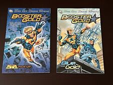 Booster Gold Vol. 1 & 2 trade Paperback DC Comics 2007 Series Blue And Gold, 52 picture