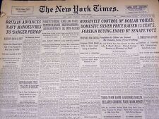 1939 JUNE 27 NEW YORK TIMES - EARL LONG TAKES HELM IN LOUISIANA - SMITH - NT 485 picture