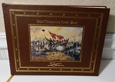 SIGNED Don Troiani's Civil War Book by: Brian C. Pohanka Leather w/gold accents picture