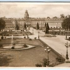 1931 Karlsruhe, Germany Museum Baden RPPC Real Photo Luftpost Landesmuseum A9 picture