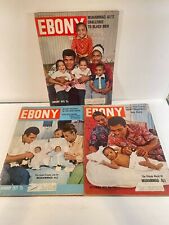 Ebony magazine 3 vintage Muhammad Ali family baby Jan 1971 1975 Sept 1972 Black  picture