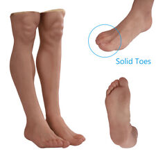 Prosthetic leg cover Silicone Foot Sleeve Realistic skin Highly Simulated Makeup picture