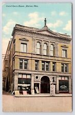 c1908-1910~Marion Ohio OH~Opera House~Piano Store~Market~VTG Antique Postcard picture
