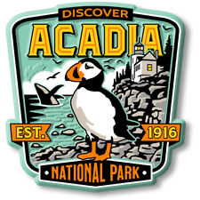 Acadia National Park Badge Magnet by Classic Magnets picture