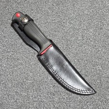 KERSHAW KAI 1014 JAPAN Fixed Blade Skinning Gut Hook Fixed Knife W/ 1011 SHEATH picture