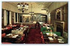 c1960 English Room Pearson Hotel Interior Restaurant Chicago Illinois Postcard picture