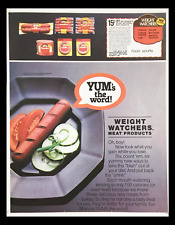 1984 Weight Watchers Meat Products Circular Coupon Advertisement picture