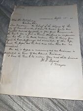 1901 Caruthersville Missouri MO Mayor Letter: President McKinley Assassination picture