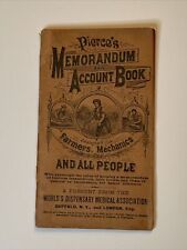 Pierce's Memorandum Account Book for Farmers, Mechanics and All People 1901 picture