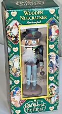 Vintage Merck's Family CHIMNEY SWEEP Old World Christmas Mini NUTCRACKER in Box picture