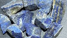 Bulk Wholesale Lot 1 Kilo ( 2.2 LBs ) Lapis Lazuli Rough Raw Stones Natural picture