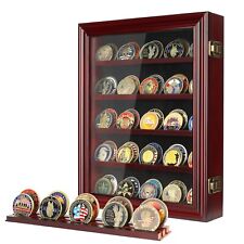 ASmileIndeep Military Challenge Coin Display Case with HD Toughened Glass Doo... picture