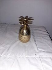 Vintage brass bell pineapple candle holder 5