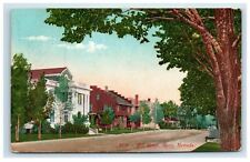 Reno NV Mill Street Scene Homes Houses Postcard 1921 Postmark Cancel picture
