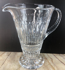 vtg Crystal by Godinger king louis Martini pitcher very heavy picture
