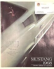 1968 Ford Mustang Advertising brochure picture
