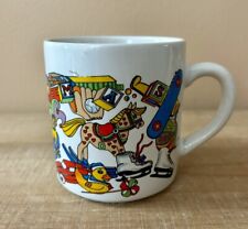 Vintage Ceramic Christmas Toys Kitschy Illustrated Coffee Mug picture