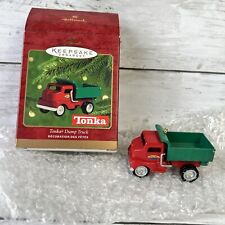 Hallmark TONKA Dump Truck 1953 Replica Vintage Christmas Ornament 2000 Hasbro picture
