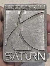 SATURN " Homecoming 1994 " Lost Foam Cast Logo - RARE PIECE -  picture