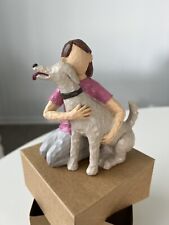 figurine girl and dog  picture
