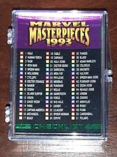 1993 Marvel Masterpieces Base Set of 90 Cards NM-M Bell, Jusko, Dorman, Vallejo+ picture