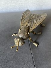 Brass Vintage Fly Ashtray. Originally From Hamilton, Canada. Made In Italy. picture