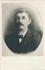 Man With Mustache Real Photo Postcard rppc picture