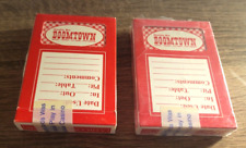 2 OBSOLETE BOOMTOWN HOTEL CASINO LAS VEGAS PLAYING CARDS - U picture
